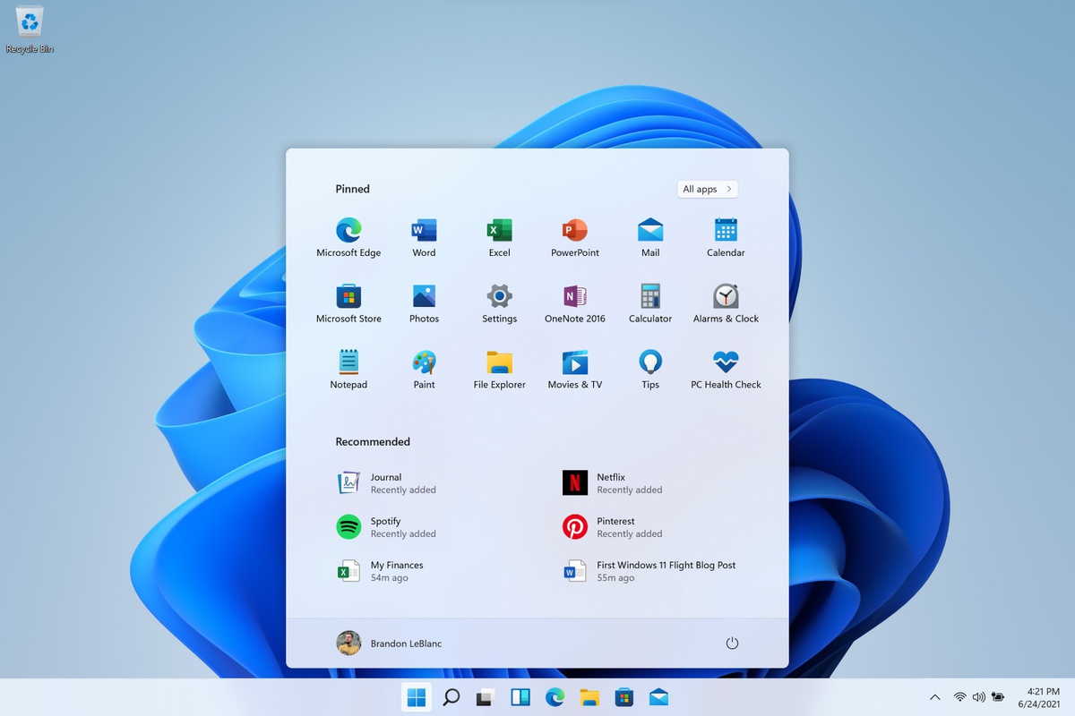 Windows11-startmenu